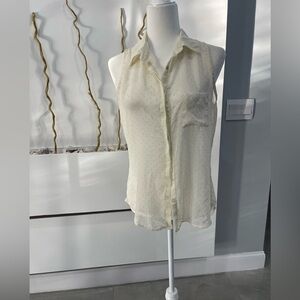 Studio Light Yellow Sleeveless Blouse